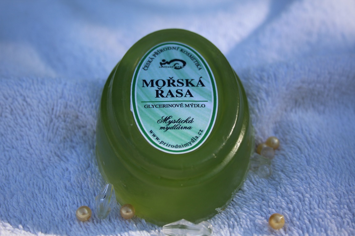 Glycerínové mydlo ovál - vôňa morská riasa Glycerínové mydlo ovál - vôňa morská riasa